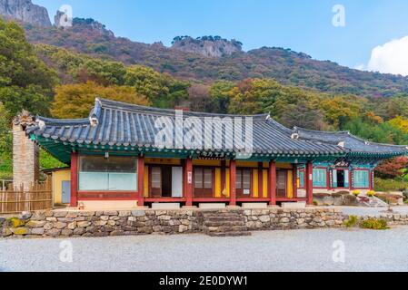 Byeongnyeonam Tempel am naejangsan Nationalpark in der republik Korea Stockfoto