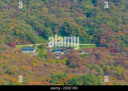 Byeongnyeonam Tempel am naejangsan Nationalpark in der republik Korea Stockfoto