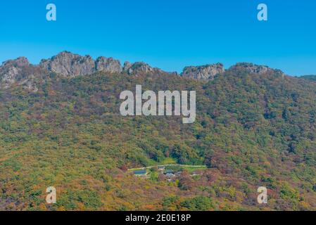 Byeongnyeonam Tempel am naejangsan Nationalpark in der republik Korea Stockfoto