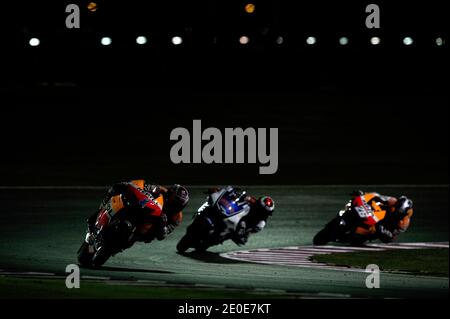 Australiens MotoGP-Fahrer Casey Stoner von Honda HRC beim Rennen des Grand Prix von Katar am Sonntag, den 8. April 2012. Foto von Malkon/ABACAPRESS.COM Stockfoto