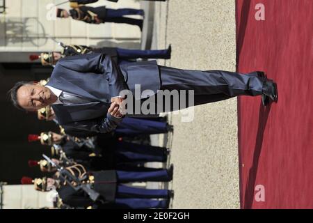 Frankreichs Senatspräsident Jean-Pierre Bel, der am 15. Mai 2012 in Paris, Frankreich, zur Amtseinführung des neu gewählten Präsidenten Francois Hollande im Elysee-Palast eintraf. Foto von Thierry Orban/ABACAPRESS.COM Stockfoto