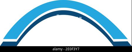Brücke Logo Vorlage Vektor icon Abbildung design Stock Vektor