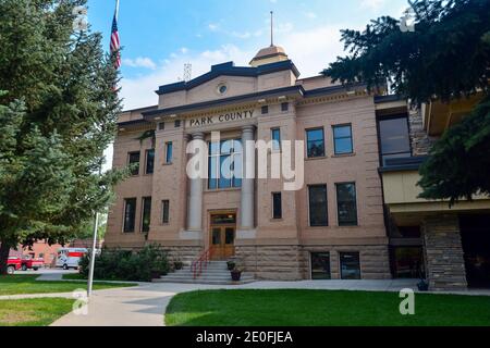 Cody, Wyoming, USA - 20. August 2012: Das Park County Courthouse Stockfoto