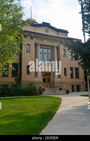 Cody, Wyoming, USA - 20. August 2012: Das Park County Courthouse wurde 1912 fertiggestellt Stockfoto