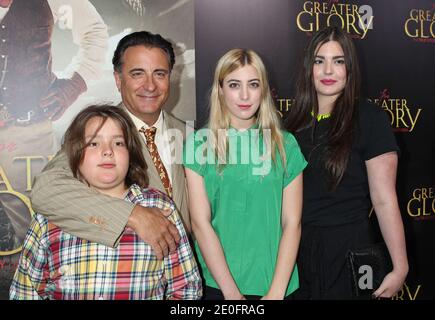 Andy Garcia, der am 31. Mai 2012 an der Premiere des Films for Greater Glory im Samuel Goldwyn Theatre in Beverly Hills, Los Angeles CA, USA, teilnahm. (Im Bild: Andy Garcia). Foto von Baxter/ABACAPRESS.COM Stockfoto