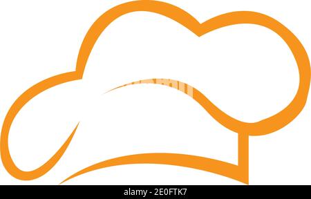 Hat Koch logo template Vector Illustration Stock Vektor