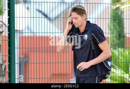 Camille Lacourt während der XXV International Meeting Arena Schwimmen, Tag 1 im Arlette Franco Center in Canet-en-Roussillon bei Perpignan, Frankreich am 6. Juni 2012. Foto von Jeremy Charriau/ABACAPRESS.COM Stockfoto