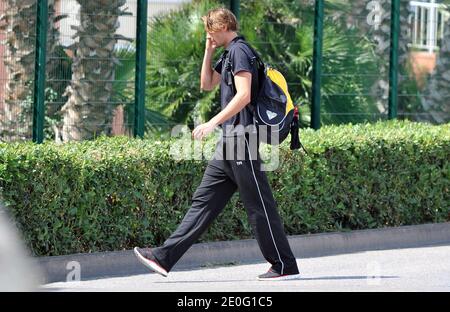 Camille Lacourt während der XXV International Meeting Arena Schwimmen, Tag 1 im Arlette Franco Center in Canet-en-Roussillon bei Perpignan, Frankreich am 6. Juni 2012. Foto von Jeremy Charriau/ABACAPRESS.COM Stockfoto