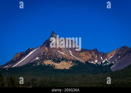 Mt Thielsen, Umpqua National Forest, Rogue-Umpqua National Scenic Byway, Oregon Stockfoto