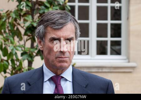 Jerome Cahuzac, der französische Minister für den Haushalt, ist am 13. Juni 2012 im Hotel de Matignon in Paris, Frankreich, zu sehen. Foto von Stephane Lemouton/ABACAPRESS.COM. Stockfoto