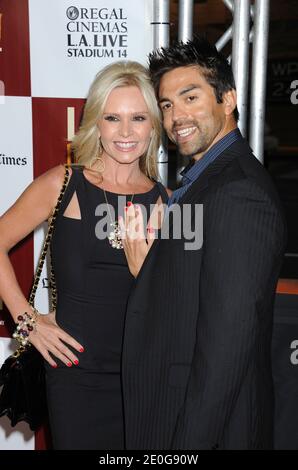 Tamra Barney, Eddie Judge bei der Premiere von "People Like US" während des Los Angeles Film Festivals 2012, das am 15. Juni 2012 im Regal Cinemas in Los Angeles, CA, USA, stattfand. Foto von Graylock/ABACAPRESS.COM Stockfoto