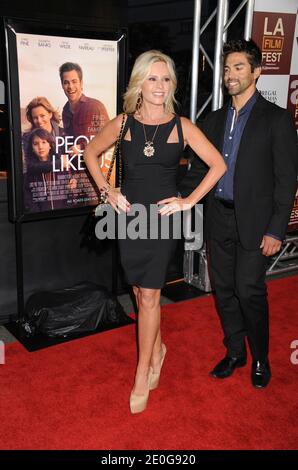 Tamra Barney, Eddie Judge bei der Premiere von "People Like US" während des Los Angeles Film Festivals 2012, das am 15. Juni 2012 im Regal Cinemas in Los Angeles, CA, USA, stattfand. Foto von Graylock/ABACAPRESS.COM Stockfoto