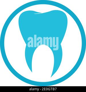 Zahnmedizinische logo Template Vector Illustration Icon Design Stock Vektor