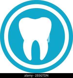Zahnmedizinische logo Template Vector Illustration Icon Design Stock Vektor