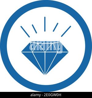Diamond Logo Vorlage Vektor icon Abbildung design Stock Vektor