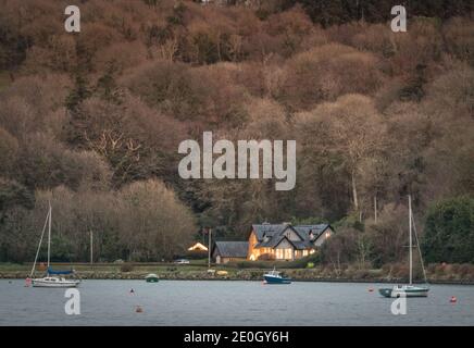 Drake's Pool, Cork, Irland. Dezember 2020. Wintertag im Drake's Pool, Crosshaven, Co. Cork, Irland. - Credit; David Creedon / Alamy Live News Stockfoto