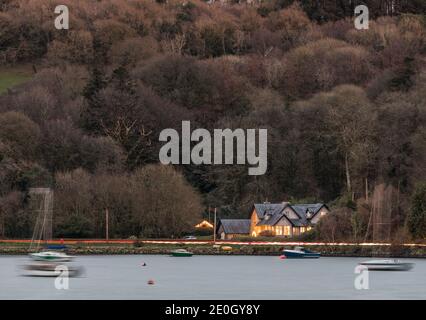 Drake's Pool, Cork, Irland. Dezember 2020. Wintertag im Drake's Pool, Crosshaven, Co. Cork, Irland. - Credit; David Creedon / Alamy Live News Stockfoto