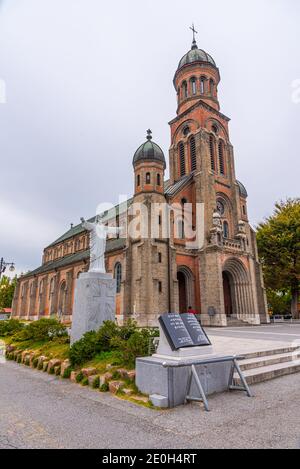 Jeondong Katholische Kirche in Jeonju, Republik Korea Stockfoto