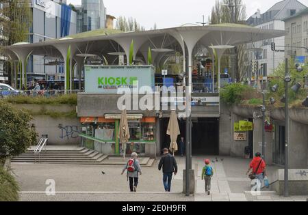 Bahnhof Münchner Freiheit, München, Bayern, Deutschland Stockfoto