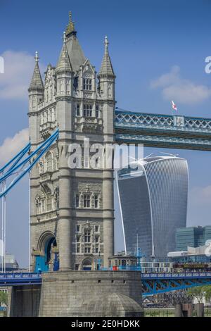 Tower Bridge, London, England, Grossbritannien Stockfoto