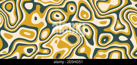 Nahtloser welliger Hintergrund in Farbtrends 2021. Vektorgrafik. Stock Vektor