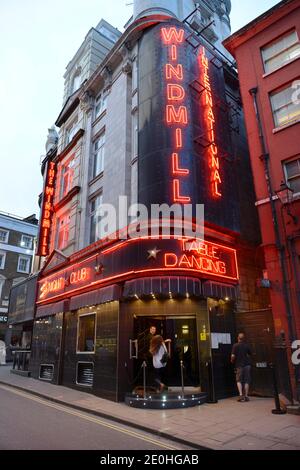 Die Mühle Internationale, Große Mühle Street, Soho, London, England, Grossbritannien Stockfoto