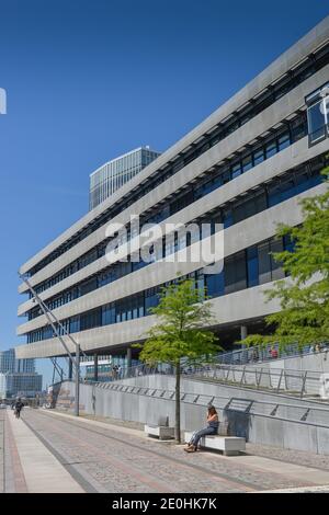 HafenCity Universität, Ueberseeallee, Hafencity, Hamburg, Deutschland Stockfoto