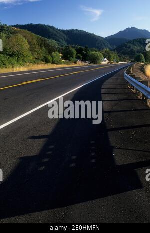 Myrtle Creek Canyonville Scenic Historic Tour Route, Douglas County, Oregon Stockfoto