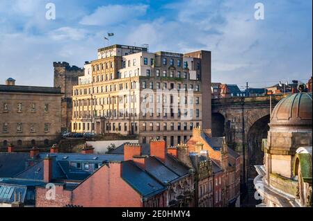 Tyneside Unterkunft in der Stadt das Vermont Hotel in Newcastle upon Tyne Tyne & Wear Nordostengland Stockfoto