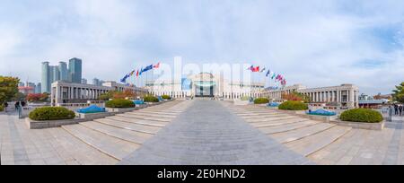 SEOUL, KOREA, 10. NOVEMBER 2019: Kriegsdenkmal für Korea in Seoul, Republik Korea Stockfoto
