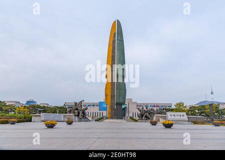 SEOUL, KOREA, 10. NOVEMBER 2019: Kriegsdenkmal für Korea in Seoul, Republik Korea Stockfoto
