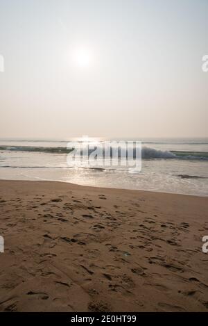 Sonnenaufgang am Strand Stockfoto