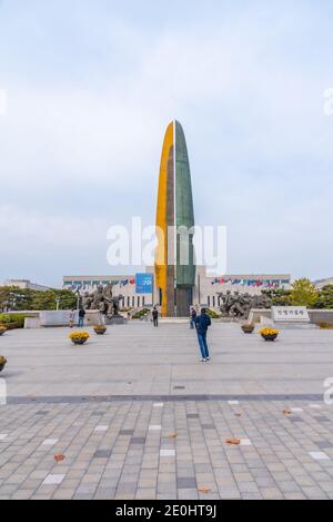 SEOUL, KOREA, 10. NOVEMBER 2019: Kriegsdenkmal für Korea in Seoul, Republik Korea Stockfoto