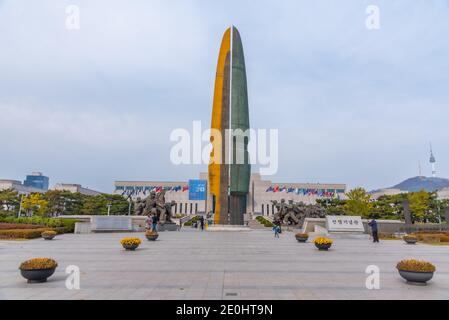 SEOUL, KOREA, 10. NOVEMBER 2019: Kriegsdenkmal für Korea in Seoul, Republik Korea Stockfoto