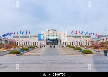 SEOUL, KOREA, 10. NOVEMBER 2019: Kriegsdenkmal für Korea in Seoul, Republik Korea Stockfoto