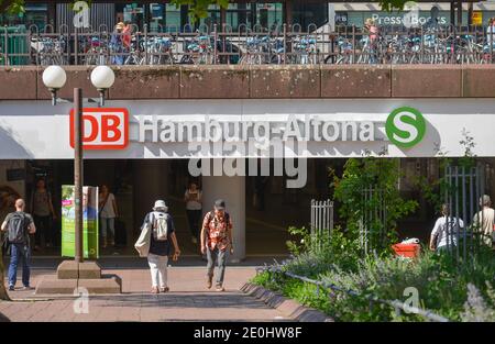 Bahnhof, Altona, Hamburg, Deutschland Stockfoto