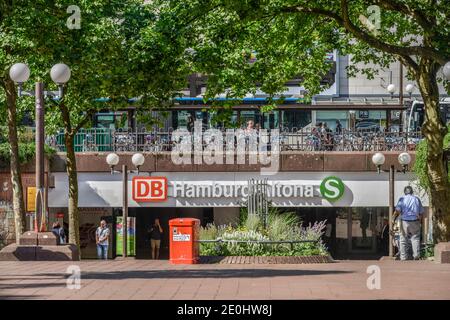 Bahnhof, Altona, Hamburg, Deutschland Stockfoto