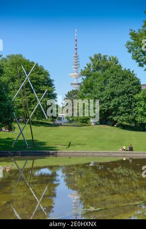 Wallgraben, Planten un Blomen, Hamburg, Deutschland Stockfoto