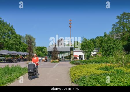 Park Café, Planten un Blomen, Hamburg, Deutschland Stockfoto