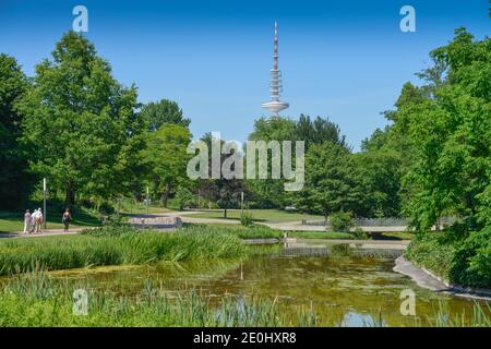 Wallgraben, Planten un Blomen, Hamburg, Deutschland Stockfoto