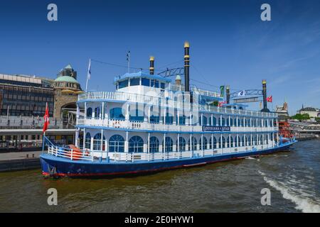 Louisiana Star, Landungsbrücken, St. Pauli, Hamburg, Deutschland Stockfoto