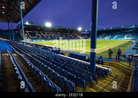 Sheffield, Großbritannien. Januar 2021. Hillsborough, Sheffield vor dem Sky Bet Championship Matchbetween Sheffield Wednesday and Derby County Picture von Matt Wilkinson/Focus Images/Sipa USA 01/01/2021 Credit: SIPA USA/Alamy Live News Stockfoto