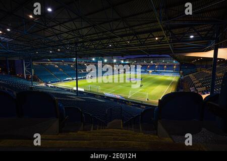 Sheffield, Großbritannien. Januar 2021. Hillsborough, Sheffield vor dem Sky Bet Championship Matchbetween Sheffield Wednesday and Derby County Picture von Matt Wilkinson/Focus Images/Sipa USA 01/01/2021 Credit: SIPA USA/Alamy Live News Stockfoto