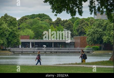 Museum für Ostasiatische Kunst, Aachener Weiher, Universitätsstraße, Köln, Nordrhein-Westfalen, Deutschland Stockfoto