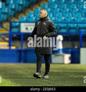 Sheffield, Großbritannien. Januar 2021. Derby County Interim Manager Wayne Rooney während des Sky Bet Championship Spiels in Hillsborough, Sheffield Bild von Matt Wilkinson/Focus Images/Sipa USA 01/01/2021 Kredit: SIPA USA/Alamy Live News Stockfoto