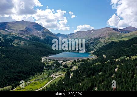 Colorado Sommerlandschaften und Texturen Stockfoto