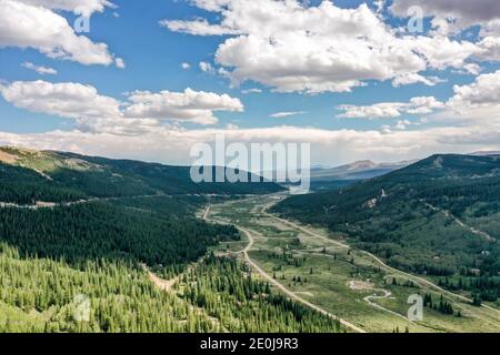 Colorado Sommerlandschaften und Texturen Stockfoto