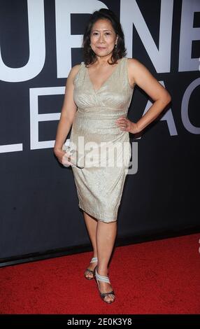 Madeleine Nicolas bei der Uraufführung von "The Bourne Legacy" am 30. Juli 2012 im Ziegfeld Theater in New York City, NY, USA. Foto von Brad Barket/ABACAPRESS.COM Stockfoto