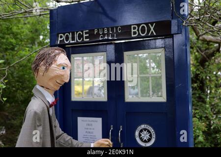 Goostrey Scarecrow Festival Stockfoto