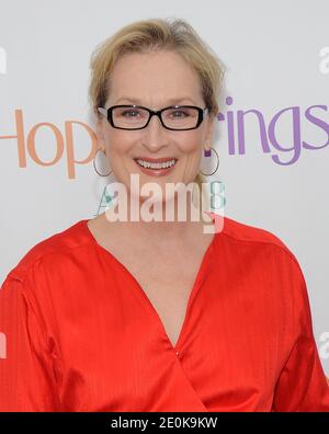 Meryl Streep bei der Uraufführung von "Hope Springs" am 6. August 2012 im SVA Theater in New York City, NY, USA. Foto von Brad Barket/ABACAPRESS.COM Stockfoto